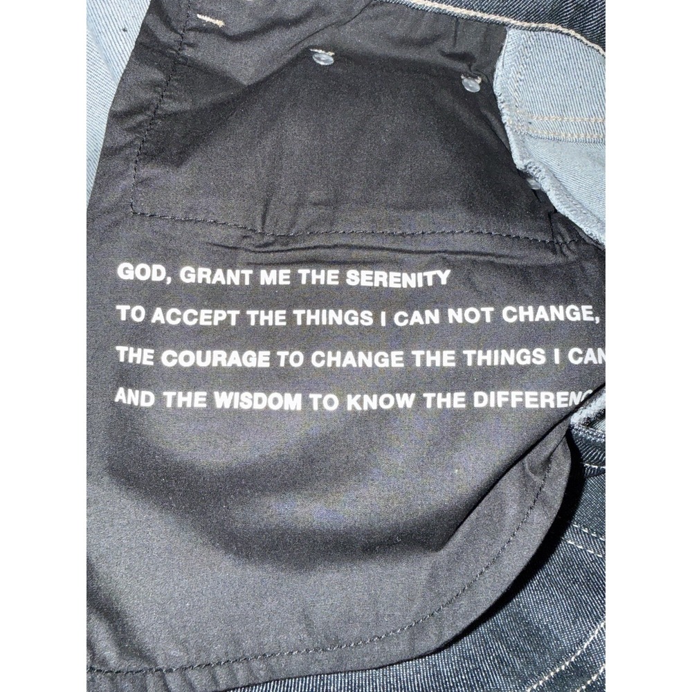 New Serenade Jeans Fitted Denim Men’s Sz 38x32 Dark Rinse Skater‎ Grunge Goth - Picture 12 of 14